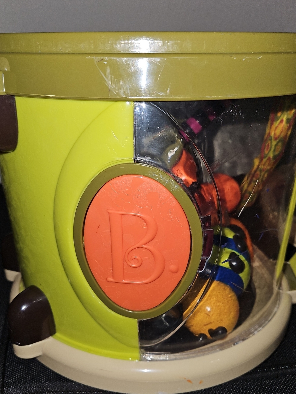 Fisher-Price Green and Orange Baby Activity Drum